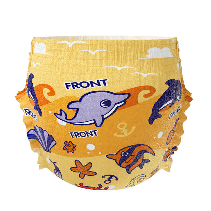 MOMOTARO Swim Nappy Disposable Pants Absorbent Inbuilt Custom OEM High Waist One Piece Baby Swimming Diaper For Babies