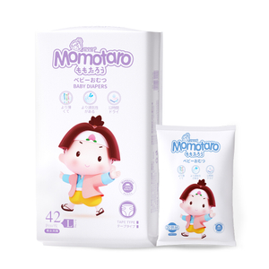 Momotaro Breathable Surface small And Large Baby Diapers Disposable Wholesale All Sizes Baby Diapers