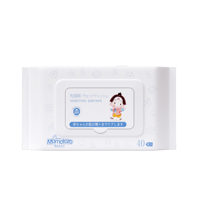 MOMOTARO No Fluorescent High Quality Nonwoven Baby Water Wipes Small Pack Wet Wipes Manufacturer