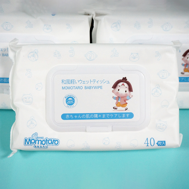 Japanese Momotaro disposable baby wipes wholesale factory supplier.