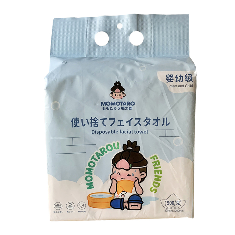 Momotaro hot selling dry multi-function make up cleaning cloths baby towers facial soft disposable hand face 100% Cotton Towels