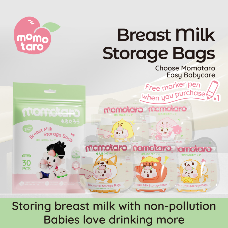 Momotaro Breast Milk Storage Bags – Safe, Eco-Friendly, and Designed for Moms Who Care