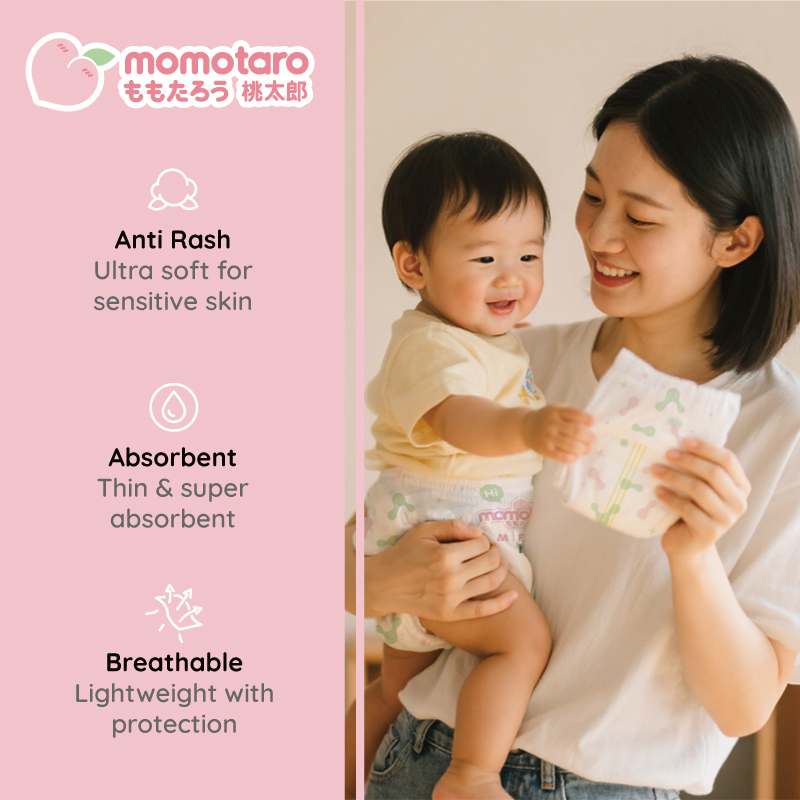 Momotaro Baby Diapers: Gentle, Absorbent, and Breathable Care for Every Baby