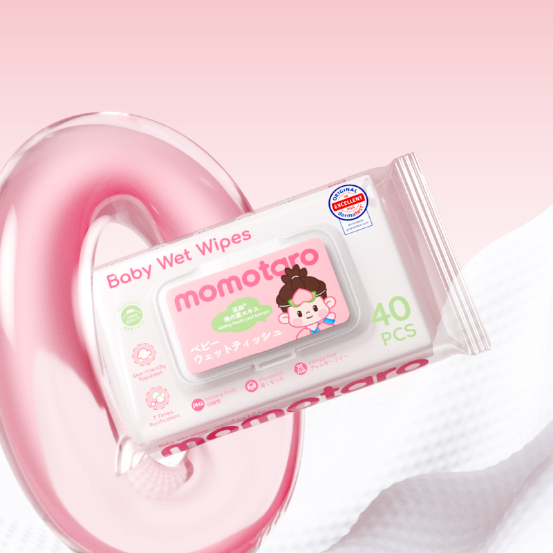 MOMOTARO Gentle Ultra-Soft Nonwoven Baby Wipes Factory Direct Wet Wipes Supplier
