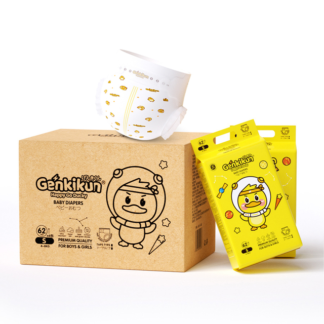 Premium Quality Disposable Baby Diapers by Momotaro for Sensitive Skin