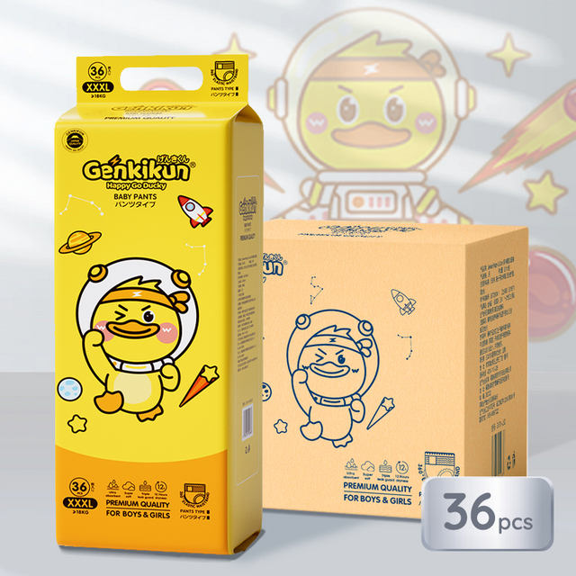 Popular Ultra-Thin Baby Diapers Cute Design Sustainable Disposable Nappies