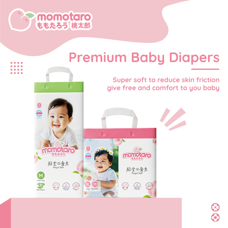 Momotaro Baby Diapers — Gentle Comfort for Every Baby