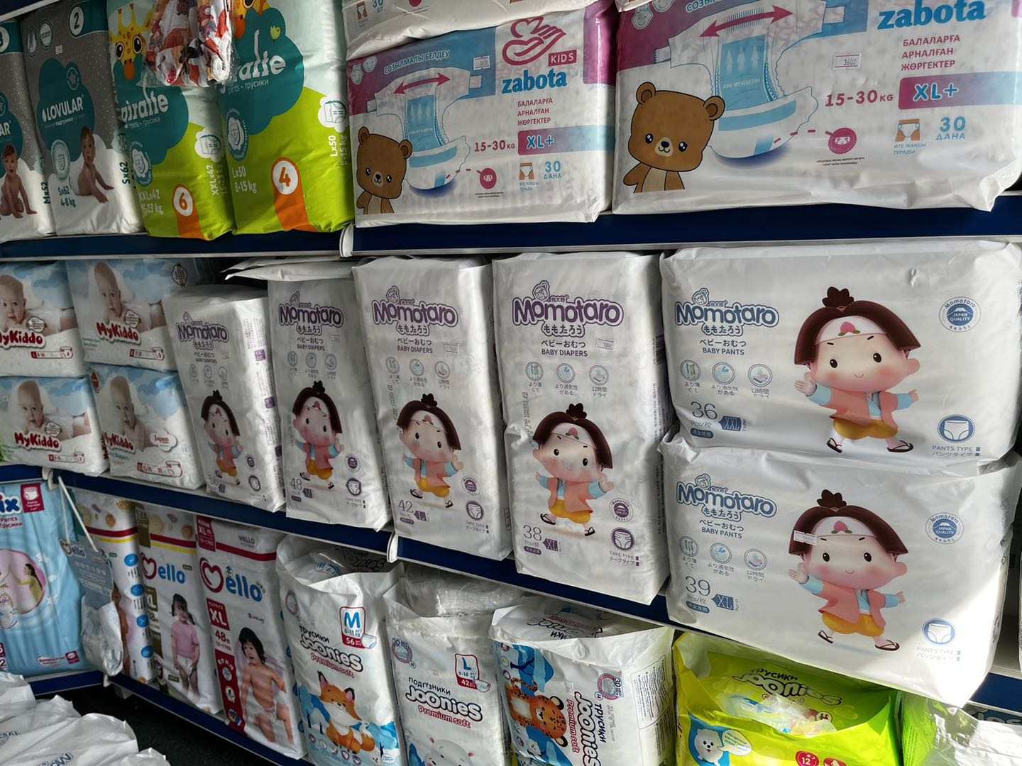 Momotaro's Offline Maternal And Child Products Sales Cover Many Cities in Five Central Asian Countries.