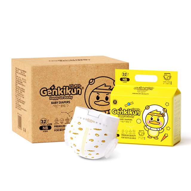 Momotaro Baby Diapers Wholesale Soft Cotton Leak Protection for Newborns